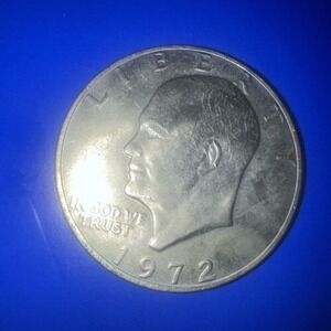 RARE! 1972 USA‎ One Dollar Liberty Eisenhower Coin Flying Eagle
